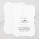 Recherche de chic baptême invitations Croix