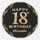 Recherche de 18 autocollants Fête d'anniversaire