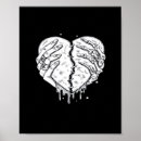 Recherche de amour gothique posters Éffrayant mignon