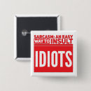 Recherche de idiot carrés badges Drôle