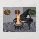 Recherche de piano queue cartes postales Clavier