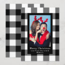 Recherche de damier noir et blanc vœux cartes Joyeuses fêtes