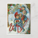 Recherche de luge cartes postales Neige