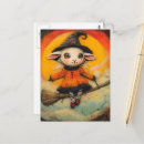 Recherche de sorcière volante cartes postales Orange
