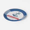 Recherche de ancre marine assiettes Rayures