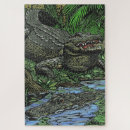 Recherche de alligator puzzles Faune