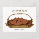 Recherche de panier des coeurs vœux cartes Vintage