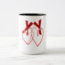 Recherche de coeur rouge de valentines tasses Toute personne