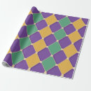 Recherche de motif de harlequin papier cadeau Vert