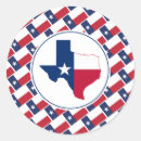 Recherche de carte du texas autocollants État étoile unique