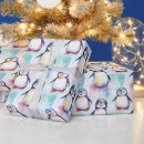 Recherche de pingouin de noël papier cadeau Amusant