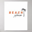 Recherche de plage posters Minimaliste
