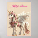 Recherche de licorne magique posters Jeune fille