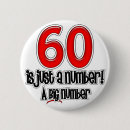 Recherche de anniversaire drôle badges Soixantième