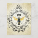 Recherche de reine des abeilles cartes postales Couronne