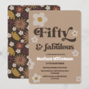 Recherche de les années 50 anniversaire invitations Cinquante