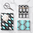 Recherche de rétro motif atomique papier cadeau Milieu du siècle