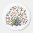 Recherche de paon magnets Aquarelle