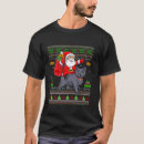 Recherche de noël russe tshirts Chat