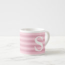 Recherche de couleurs girly tasses Monogramme