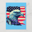 Recherche de aigle blanc cartes postales Drapeau américain