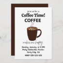 Recherche de caffeine invitations Cappuccino