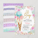 Recherche de crème glacée pastel invitations Coloré