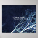Recherche de silence art Bleu