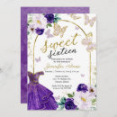 Recherche de violet 16ans anniversaire invitations Pour tous