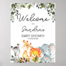 Recherche de girafe mignonne posters Baby shower sauvage