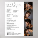 Recherche de menu mariage posters Noir et blanc
