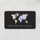 Recherche de planificateur de vacances cartes visite Travel
