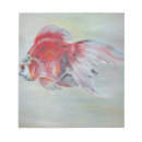 Recherche de poisson rouge blocsnotes Orange