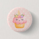 Recherche de licorne colorée badges Kawaii