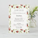 Recherche de rouge de coccinelle anniversaire invitations Pour elle