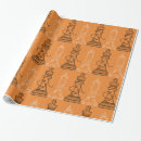 Recherche de roi et reine papier cadeau Échecs