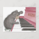 Recherche de musicien drôle cartes postales Animal