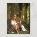 Recherche de harpes cartes postales Imaginaire