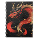 Recherche de dragons chinois carnets Rouge