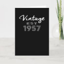 Recherche de 1957 anniversaire cartes Vintage