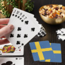 Recherche de suédois jeux de cartes Drapeau