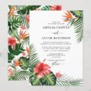 Recherche de aquarelle tropicale invitations Fleurs