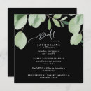 Recherche de black bridal shower invitations Noir