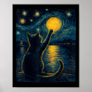 Recherche de black cat posters Moderne