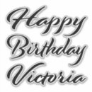 Recherche de victoria autocollants Nom