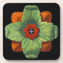 Recherche de rosette dessous de verres Vert