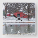 Recherche de neige horloges Peinture