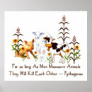 Recherche de pythagore posters Végétarien