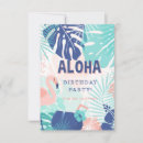 Recherche de anniversaire polynésien cartes invitations Hawaii