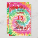 Recherche de hippie anniversaire invitations Arc en ciel